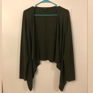 Torrid Olive Waterfall Sweater